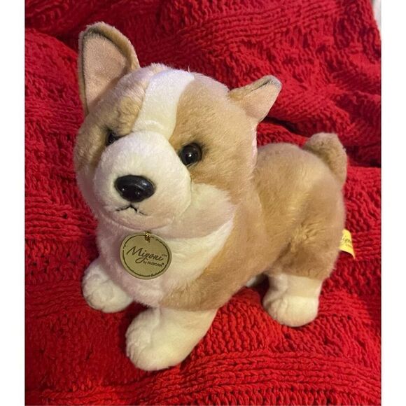 Aurora Miyoni 10” realistic looking Corgi plush dog - Picture 1 of 6